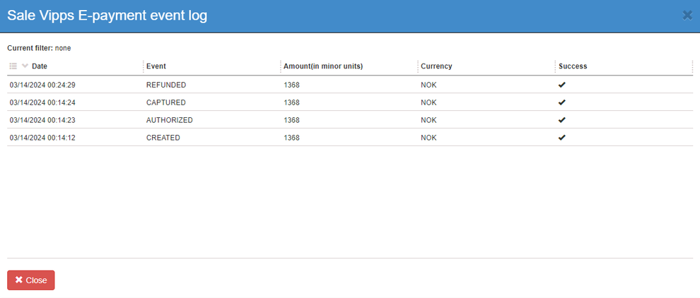 Refund Log
